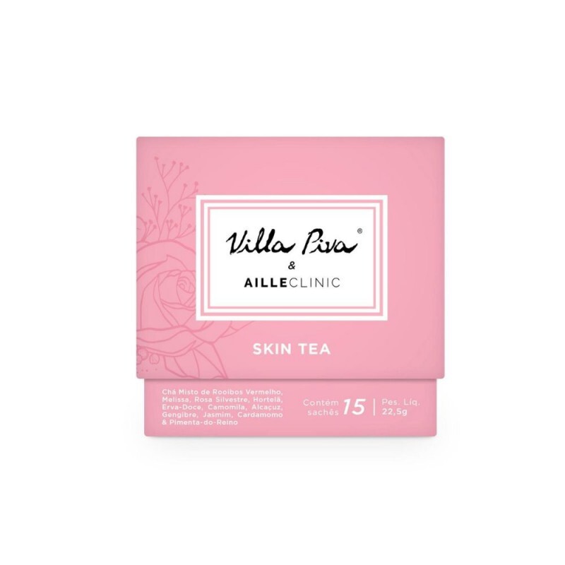 Chá em Sache Skin Tea 15 Saches 