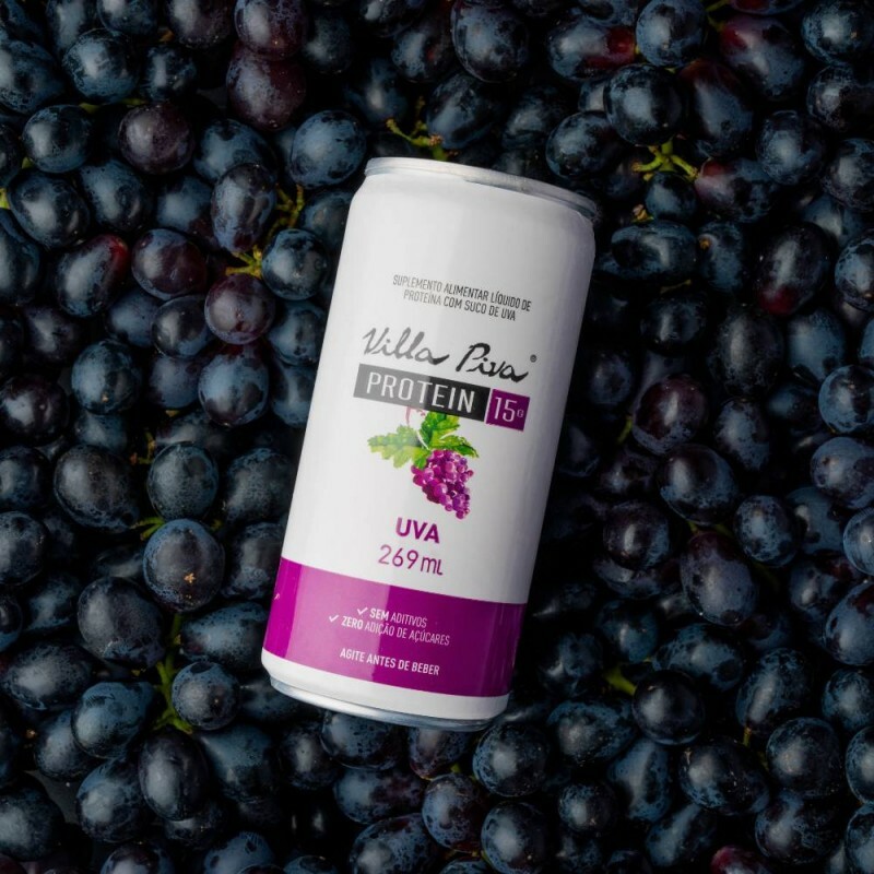 Suco de Uva com Proteína Villa Piva Lata 269 ml